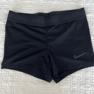 Nike pro compression shorts